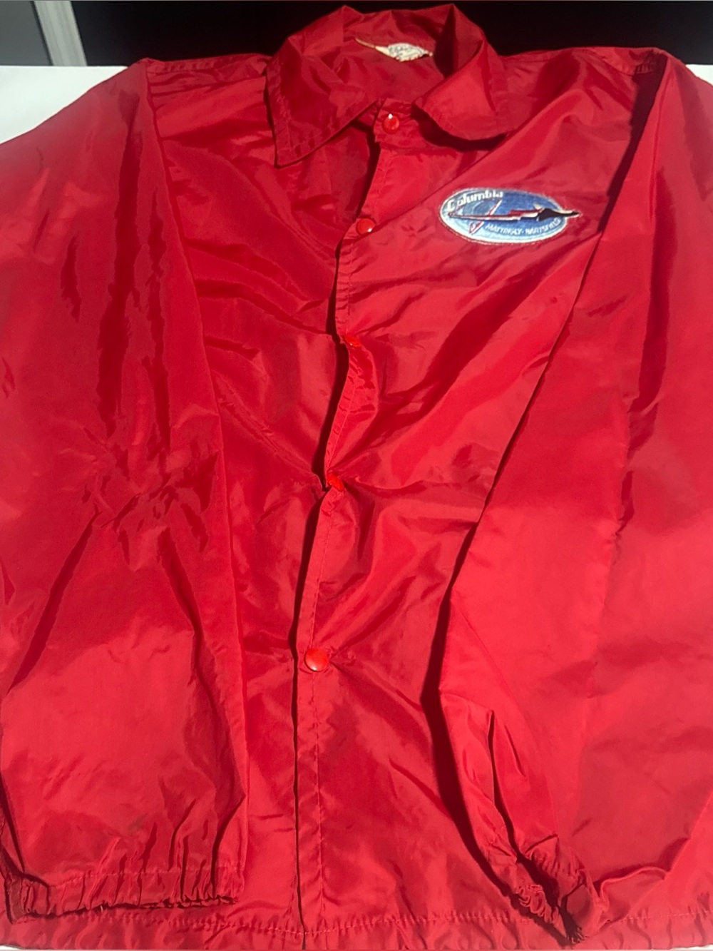Vintage Xl College Bowl Nasa Columbia Mattingly-Hartsfield Wind Breaker